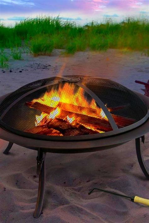 Portable Stone Outdoor Fire Pit Ideas And Elevated Fire Pit Ideas