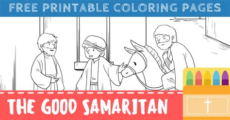 Free Good Samaritan Coloring Pages For Kids Printable Pdfs Connectus
