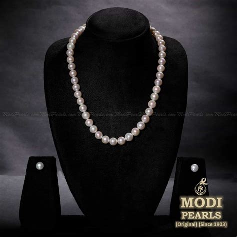 Gorgeous Pearl Necklace Set Modi Pearls