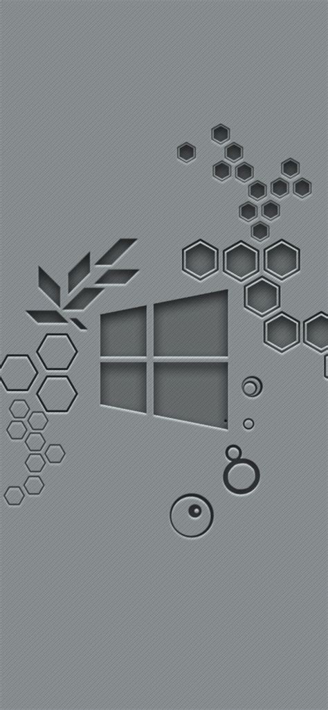 1125x2436 Windows 10 Hexagon Iphone Xsiphone 10iphone X Wallpaper Hd