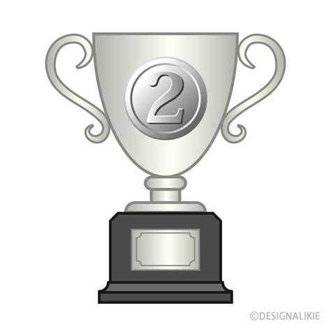 2nd Place Trophy Clip Art Free Png Image｜illustoon