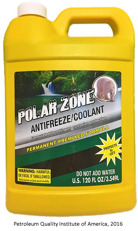 Polar Zone Protects To 20°f Antifreezecoolant
