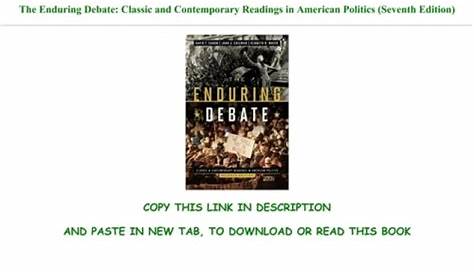 the enduring debate 8th edition pdf free