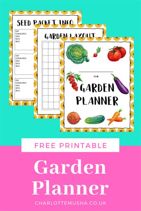 Free Garden Planner Printable Free Garden Planner Garden Planner