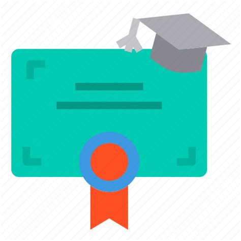 Certificate Education Learning School Student Study Icon