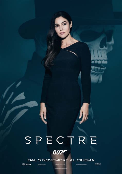 Monica Bellucci Spectre Character Poster Bond Dress James Bond