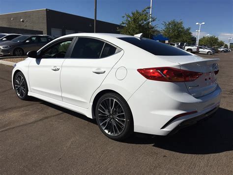 2018 hyundai elantra facelift polar white exterior and interior 1080p. 2018 Hyundai Elantra Sport In Arizona For Sale 73 Used ...