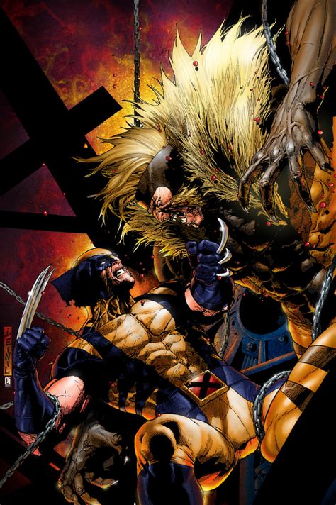 Wolverine Vs Sabretooth By Peejaycatacutan On Deviantart