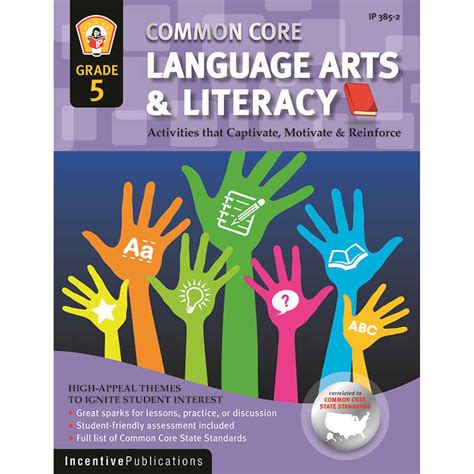 Incentive Publication Language Arts And Literacy Grade 5 Common Core