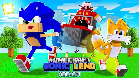 The Best Sonic Addon In Minecraft Youtube