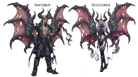 Artstation Succubusincubus Neil Richards Incubus Incubus Demon Monster Concept Art