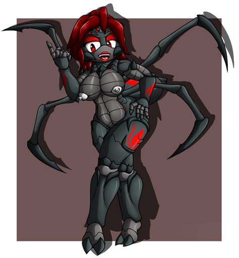 Rule 34 Anthro Arachnid Araneomorph Arthropod Black Widow Spider