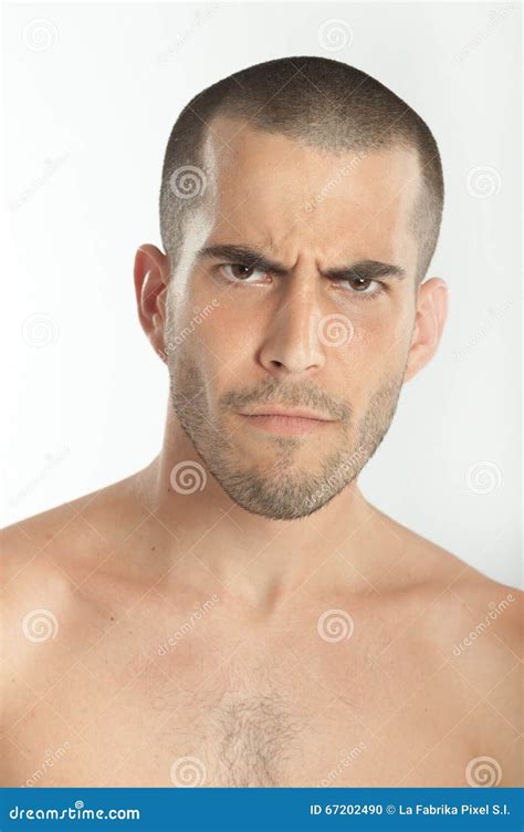 Frowning Young Man Stock Photo Image Of Frowning Furious 67202490