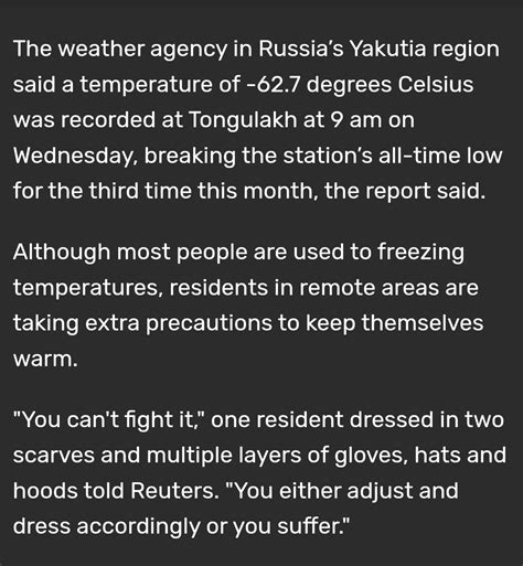 627°c In Russias Coldest City Yakutsk Yoodo