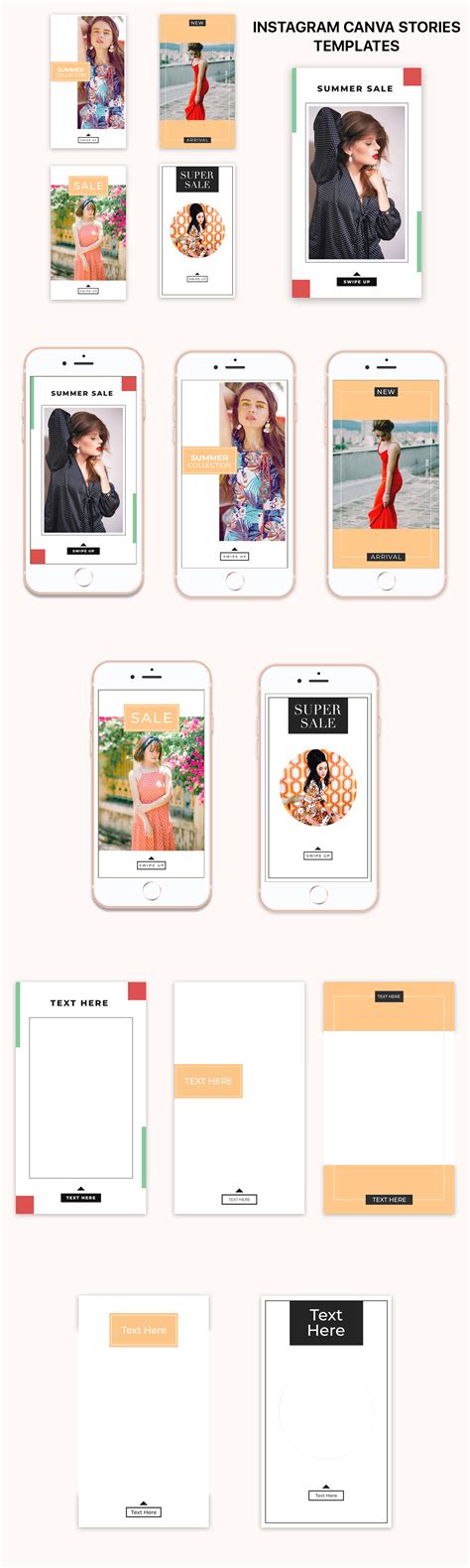 Free Instagram Canva Stories Templates On Behance