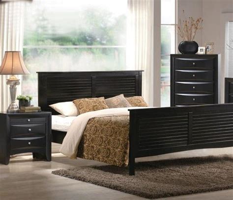 Packages make it easy to complete your bedroom without the headache of shopping for pieces separately. Black Shutter 3-piece Queen-size Bedroom Furniture Set ...