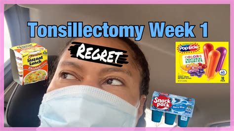 Adult Tonsillectomy Post Surgery Vlog Week 1 Youtube
