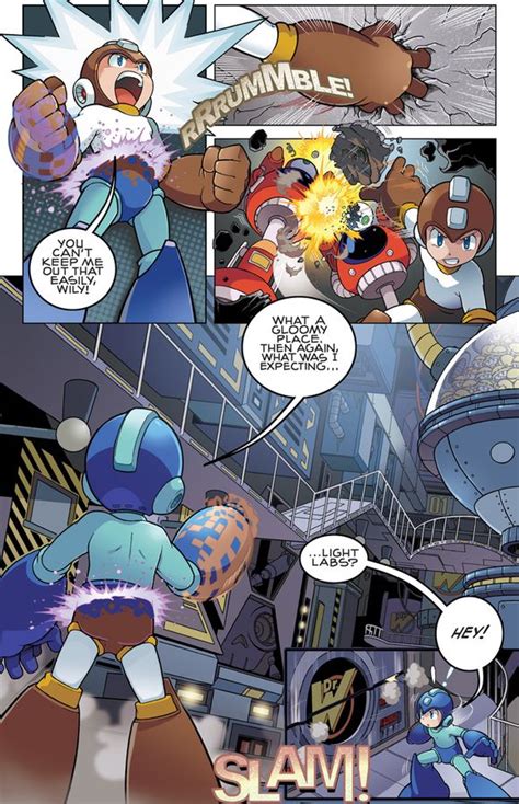 Press The Buttons First Look At New Mega Man Comic Book