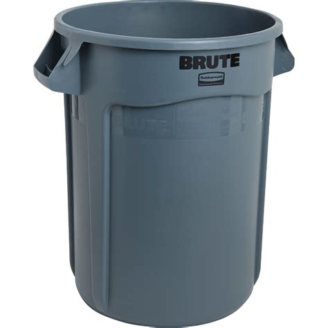 Rubbermaid Commercial Brute 32 Gallon Plastic Commercial Trash Can
