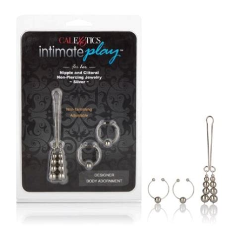 Intimate Play Nipple Clit Non Piercing Clip Silver Adult Female Kinky Foreplay Ebay