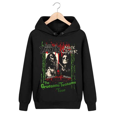 Rob Zombie Hoodie Metal Rock Band Sweatshirts Wishiny