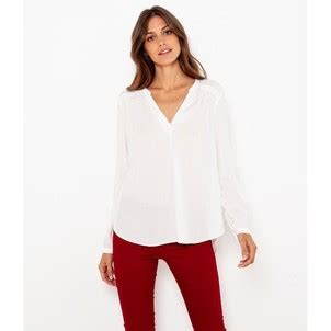 Chemisier col chemisier anna aura le chemisier anna aura. Chemise fluide femme blanche