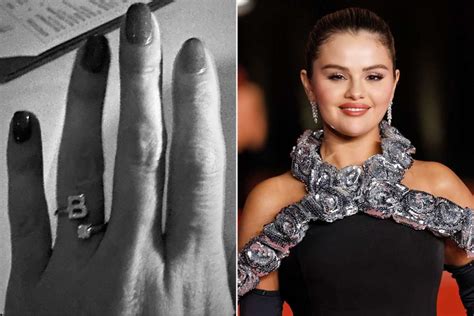 Selena Gomez Shows Off Diamond B Ring After Going Public With Her