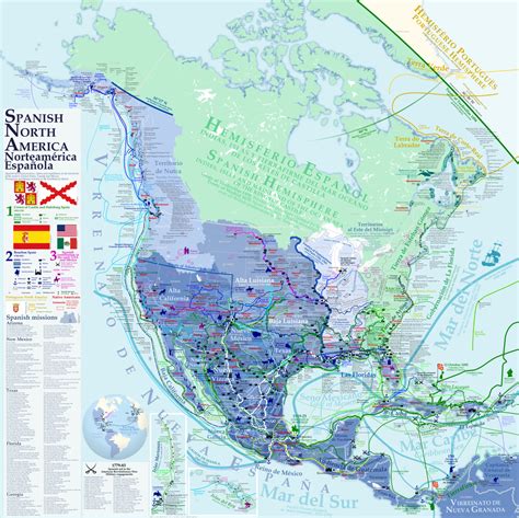 Spanish Exploration And Colonization Of North Maps On The Web