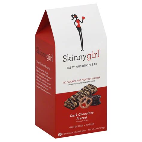 Skinnygirl Dark Chocolate Multi Grain Pretzel Tasty Nutrition Bars Shop Diet And Fitness At H E B