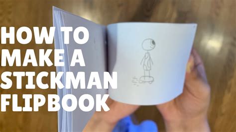 Easy Stickman Flipbook Tutorial Youtube