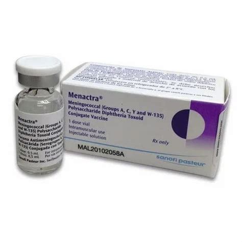 Menactra Meningococcal Vaccine Packaging Type Box Packaging Size 1