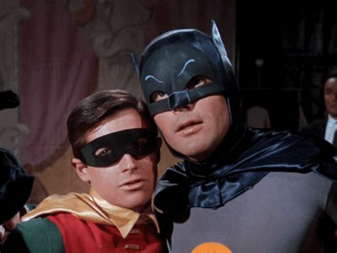 This is robin's funniest laugh in the penguin's a jinx from batman. adam west on Tumblr