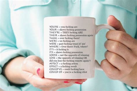 Funny Grammar Mug 14 Ts For Grammar Lovers Popsugar Love