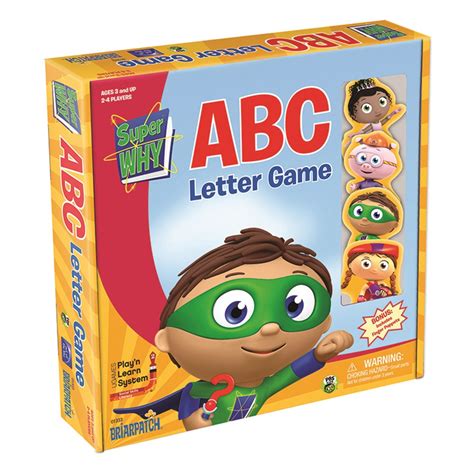 Super Why Abc Letter Game Ug 01333 University Games Language Arts