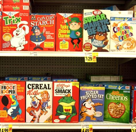 Cereal Boxes Redesigned To Tell The Truth Bit Rebels