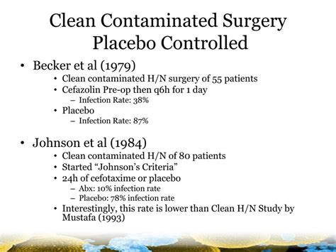 Ppt Prophylactic Antibiotics In Otolaryngology Powerpoint