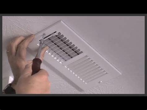 They are fire rated and ul 94. Replacing a heat vent register - YouTube