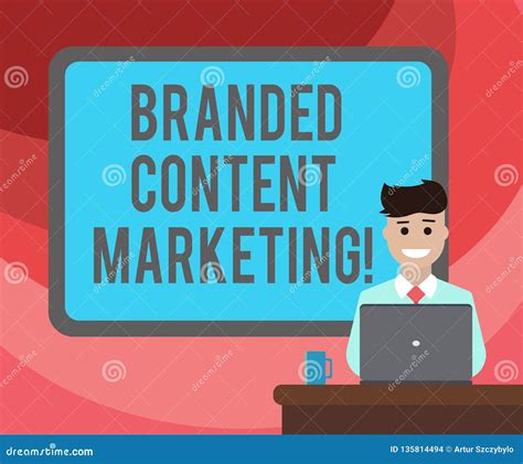 Text Sign Showing Branded Content Marketing Conceptual Photo Involves