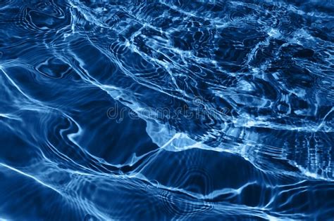 Dark Blue Emerald Colored Water Surface Texture Stock Image Image Of