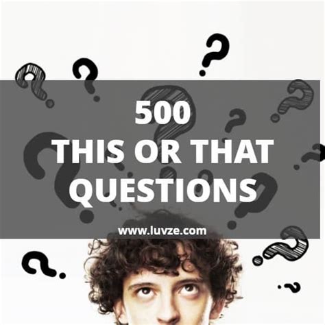 500 This Or That Questions Game Eitheror Questions