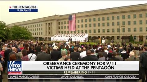 911 Observance Ceremony Held At Pentagon Memorial
