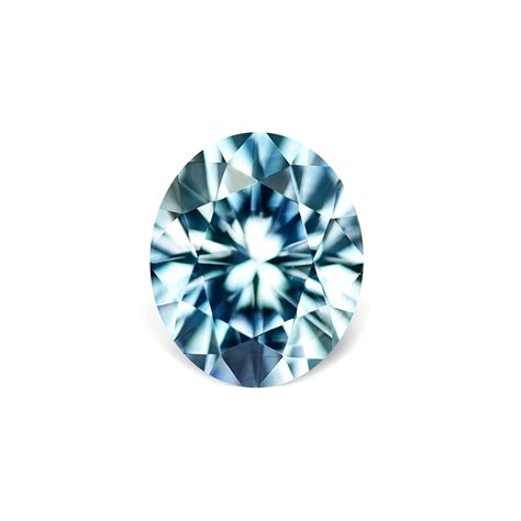 Light Blue White Montana Sapphire Oval 119 Carats Americut Gems