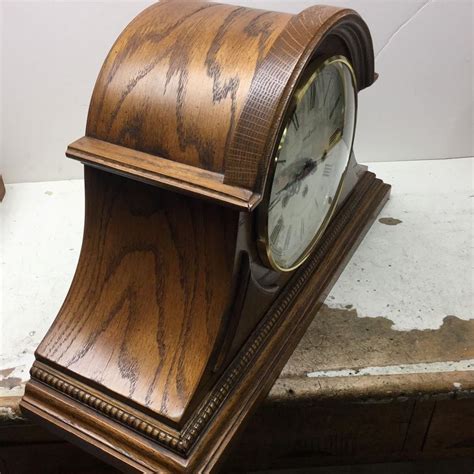 Howard Miller Oak Case Mantel Clock 613 102 60th Anniversary Edition