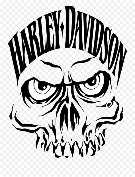 Harley Davidson Skull Skull Harley Davidson Logo Vector Pngskull