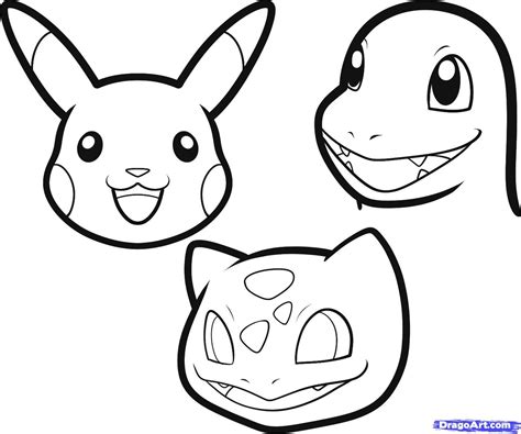 How To Draw Pokemon All Characters Pokemon Drawing Easy