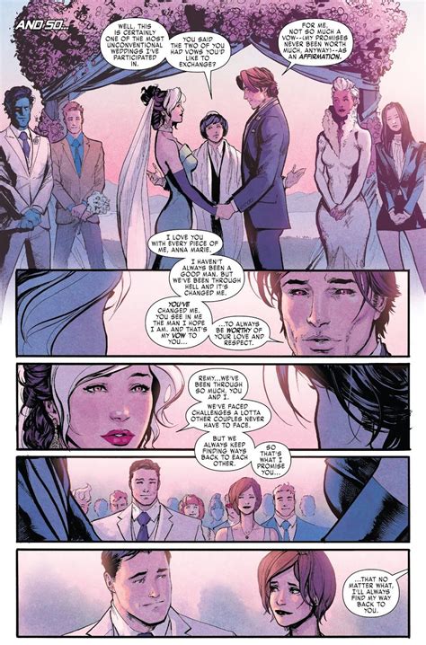 Gambit And Rogues Wedding Comicnewbies