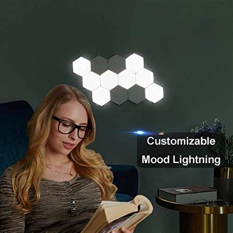 Hexagon Led Lights Smart Led Wall Light Panels Touch Control Hexagonal