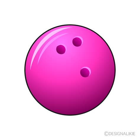 Pink Bowling Ball Clip Art Free PNG ImageIllustoon