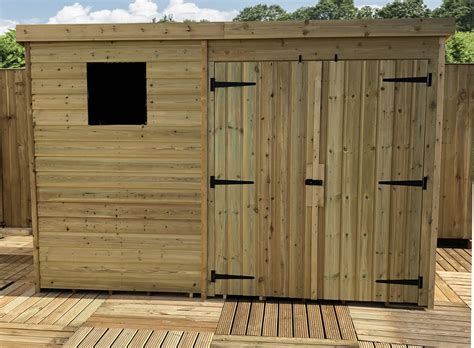 10 X 5 Pressure Treated Tongue And Groove Pent Shed With 1 Window And