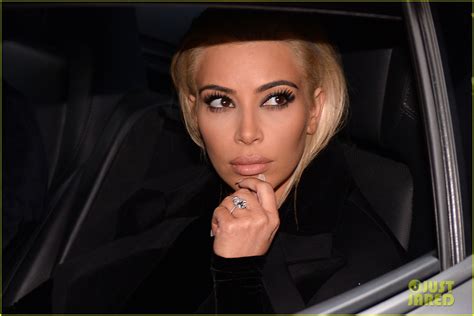 Kim Kardashian Debuts Platinum Blonde Hair Photo Kanye West